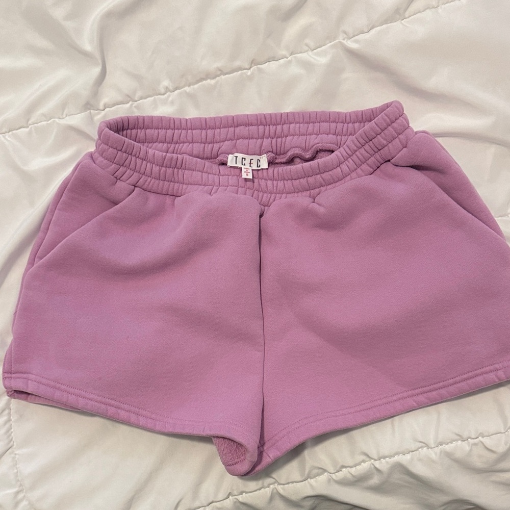TCEC Lavender Athletic Fleece Shorts